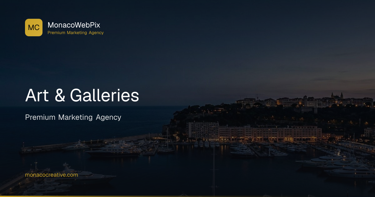 Art & Galleries | Monaco Creative