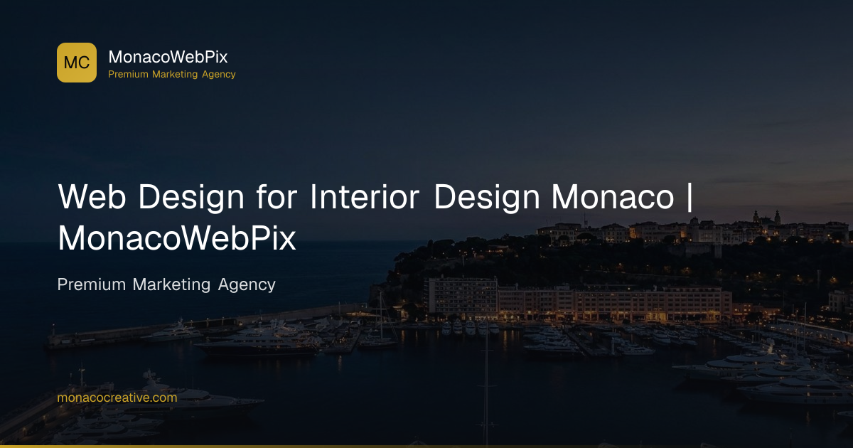 Web Design for Interior Design Monaco | MonacoWebPix